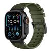 Reinforced I‑Shape Texture Soft Silicone Replacement Watch Band Strap For Apple Watch 38/40/41/42mm