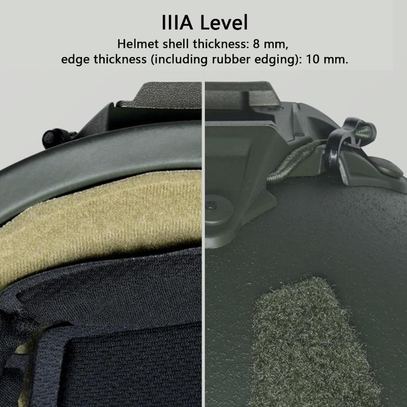 Tactical SF Super High Cut Helmet Level IIIA Helmet Wargame Sports Protective Hunting Gear Accessoires