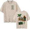 Rolig Debi Tirar Mas Fotos DTMF Vintage Tvättad T-shirt Bad Bunny Album 2026 Merch T-shirts Herr Dam Harajuku Överdimensionerad T-shirt