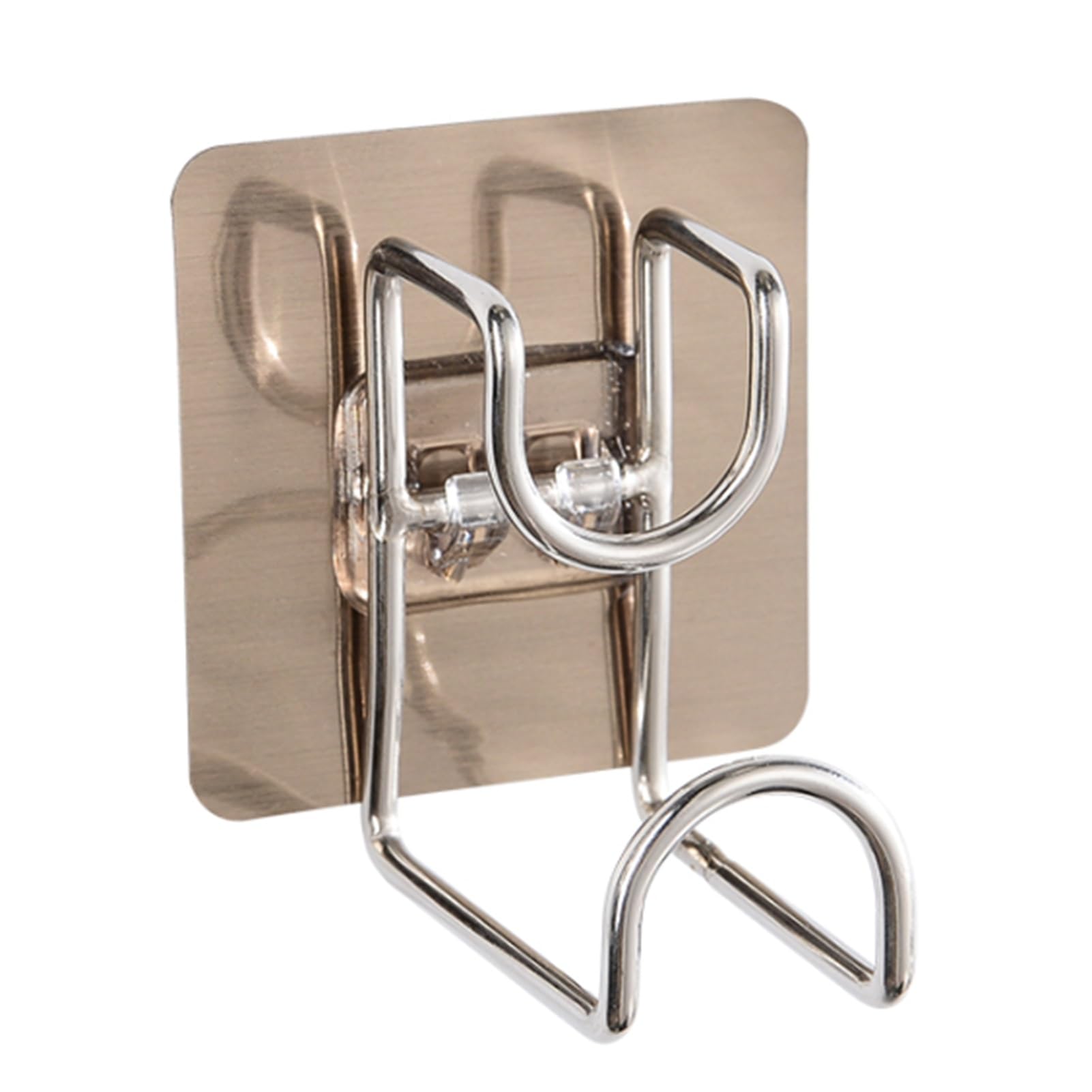 

Self-adhesive Hooks Wall Mounted Washbasin Storage Hooks Holders Bathroom Basin Storage Rack Holder Save Space Stainless Hooks 1 Pack світло-сірого кольору