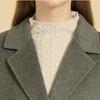 Bcbg Three Button Belted Handmade Coat B5wah837