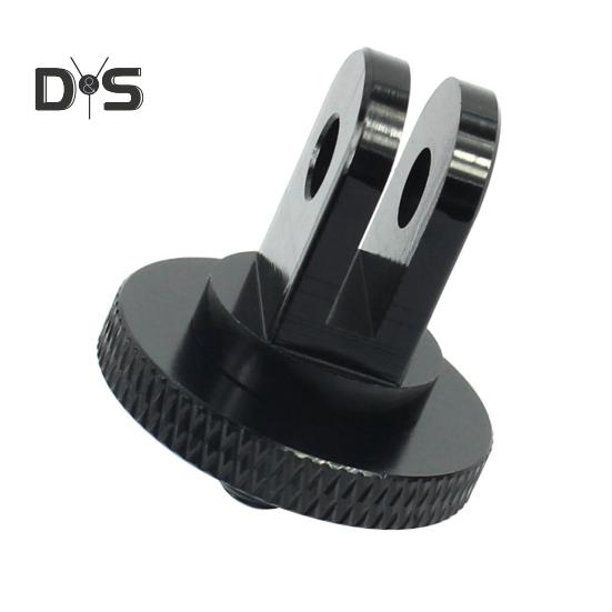 Action Camera Tripod Mount for Insta360 for GOPRO 1/4-inch Screw CNC Aluminum Alloy Mini Tripod Adapter Sports Camera Accessories