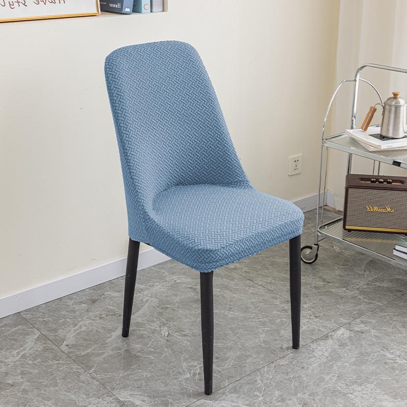 Thickened Jacquard Polar Fleece Chair Cover: Elastic, Anti-fouling, for Home, Hotel, or Restaurant Chairs and Stools