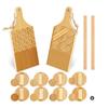 1 Set Bamboo Pasta Making Tools Gnocchi Board Dough Sheeter Kitchen Noodle Maker Shaper Bamboo Chopping Board For Home Use