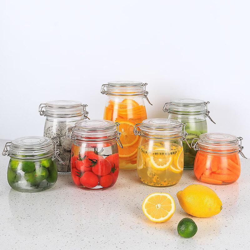 Ningzhao 7-Piece Glass Storage Jar Set