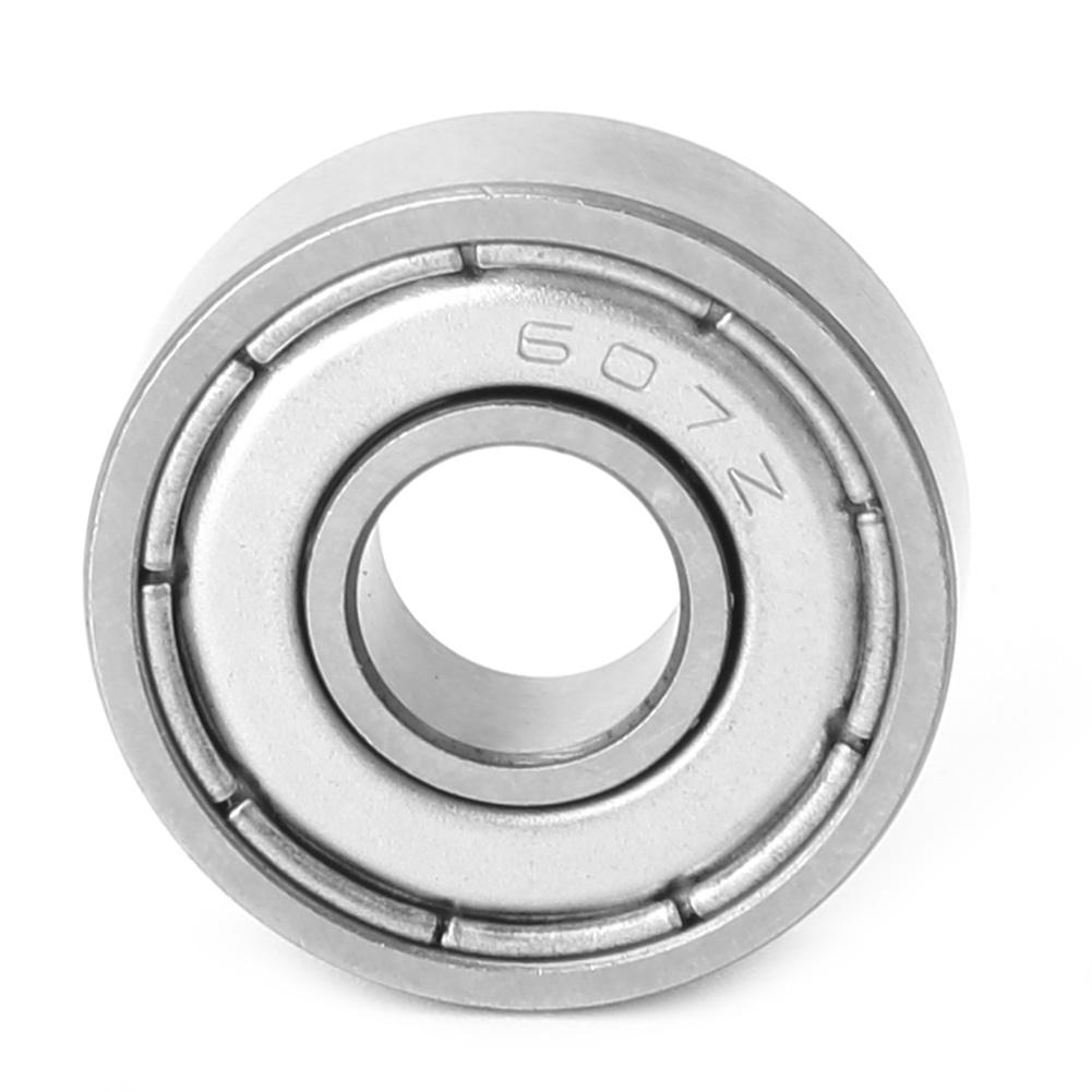 

10pcs Universal Double Shielded High Speed Deep groove Metal Steel Ball Bearings Set (607 zz)