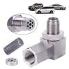 O2 Bung Extension Catalytic Converter 90 Degree P0420 P0430 Exhaust Catalyst Rear Oxygen Sensor Spacer Mini Catalyst O2 Adapter