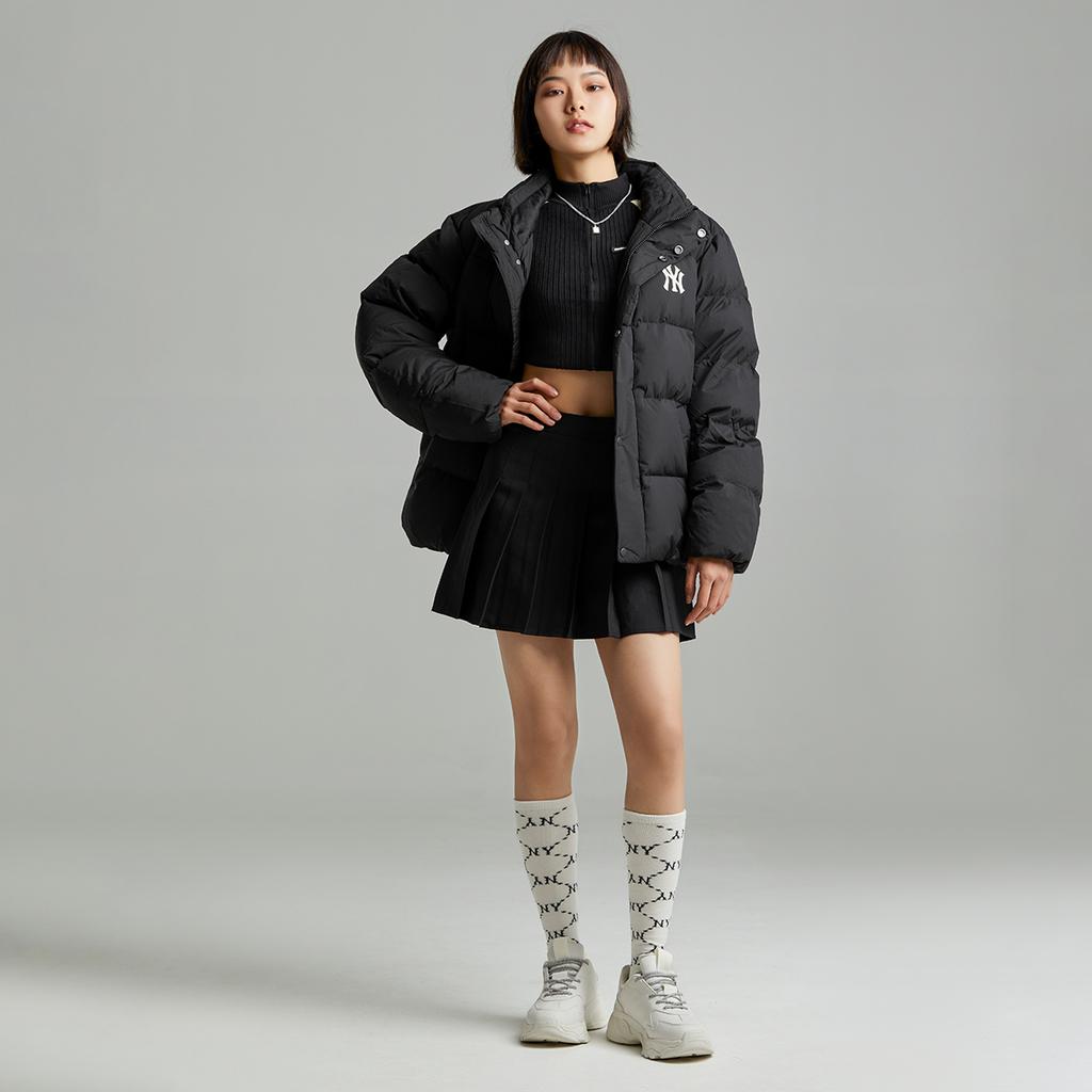 New MLB Down Jacket Cropped Unisex Black 3ADJB0526-50BKS