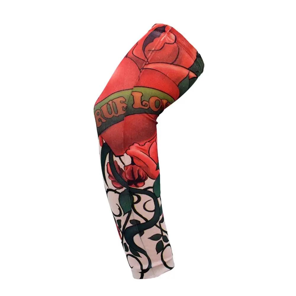 1Pcs New Sun Protection Flower Arm Sleeves Summer Cooling UV Protection Arm Cover Outdoor Sport Basketball Arm Sleeves