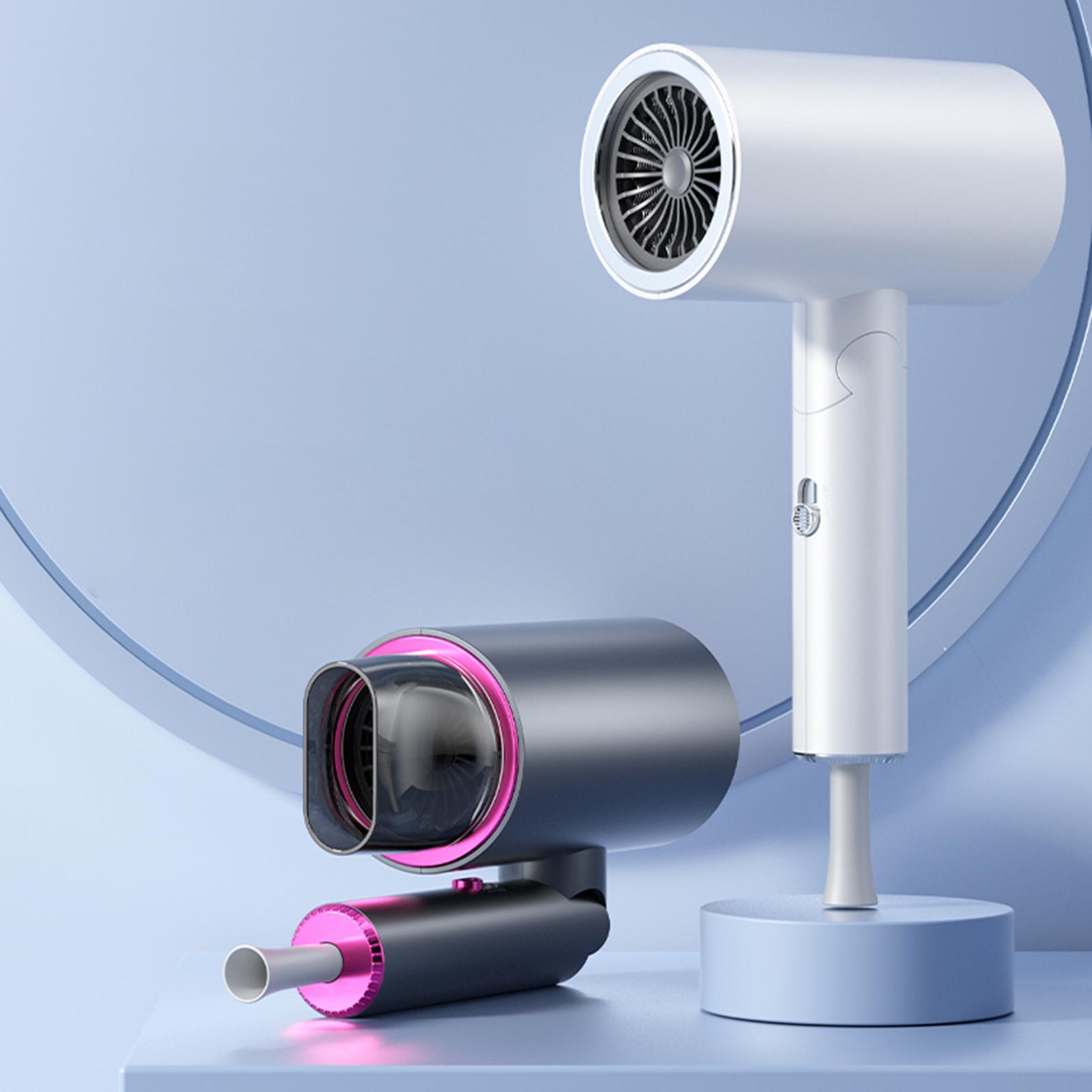 

Портативный складной фен 1900 Вт, быстросохнущий, фен с холодным горячим воздухом, фен для укладки волос EU Plug серый