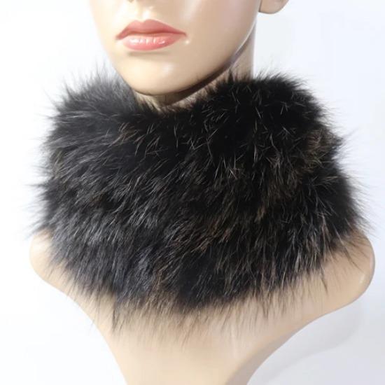 Nowy Szalik z Prawdziwego Futra Lisiego Opaski Futrzane Kobiety Zima Szaliki z Futra Lisiego Luksusowy Ocieplacz na Szyję Dobra Elastyczność Naturalne Futrzane Mufki