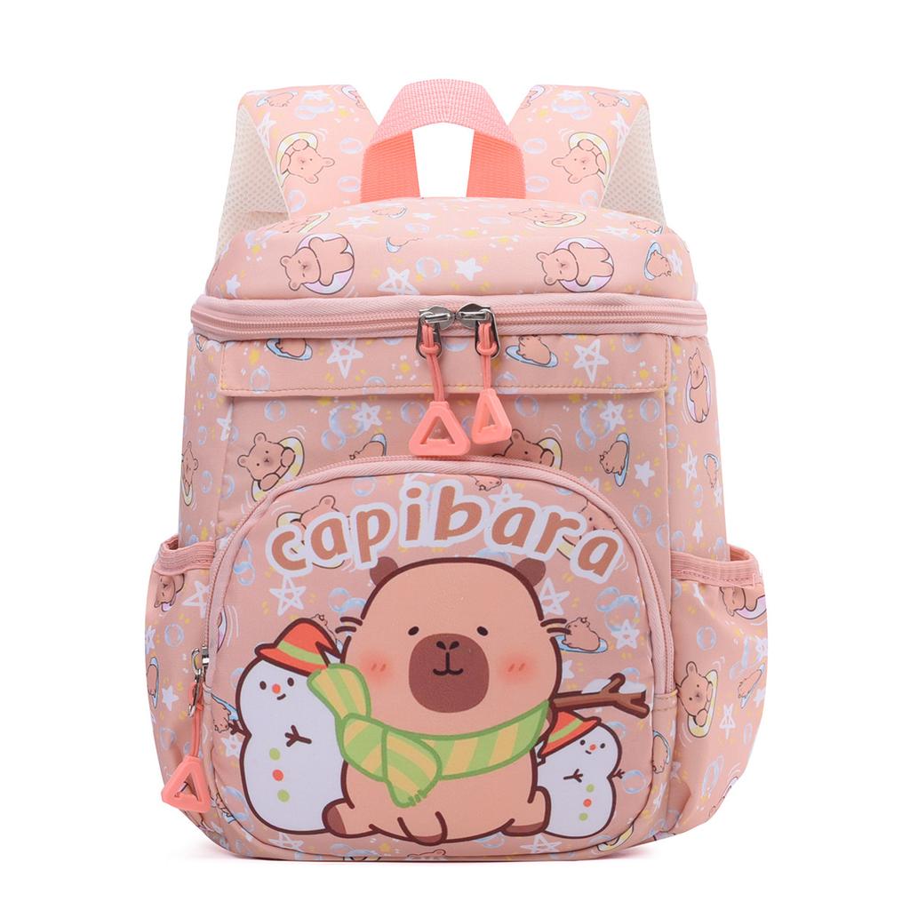School Bag New Children's Bag Small Class Boys and Girls Cute Cartoon Backpack Kapibara Small