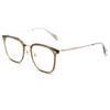 Danyang Fashion Tea-Colored Women's Large Face Myopia Pure Titanium Eyeglass Frame F15838L