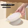 Eco-friendly 900ml Round Biodegradable Meal Boxes