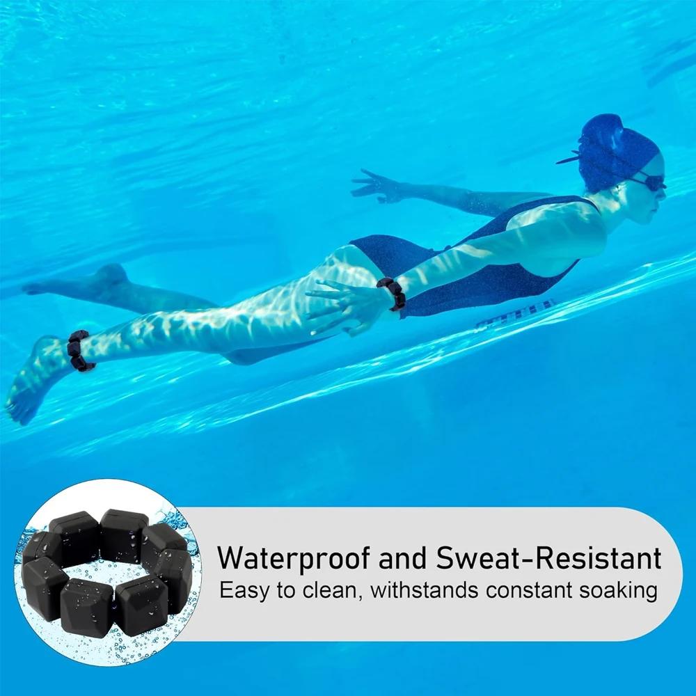 1Pair Wrist Ankle Weights For Women (0.33Lb / 0.15Kg Each),Wearable Strong Arm & Leg Weights,Adjustable Ankle Weights For Yoga