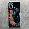 Animal Black Horse Print Soft Case for Xiaomi Redmi Note 14 13 14S 12S 11S Phone Shell 10 Pro Plus 11E 11T 12 11 10S 9 Cover Red