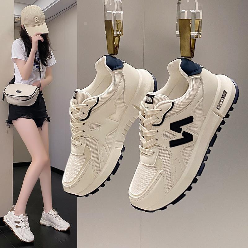

Versatile thick-soled little white shoes women s new summer lightweight casual breathable sports shoes 40