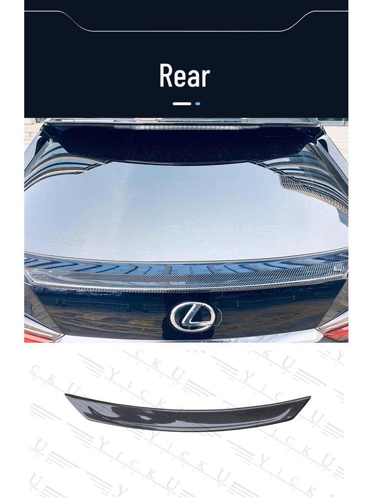 Lexus RX 2016-2019 AIM Style Carbon Fiber Body Kit: Front & Rear Lip Spoiler, Wide Body Fender Flares.