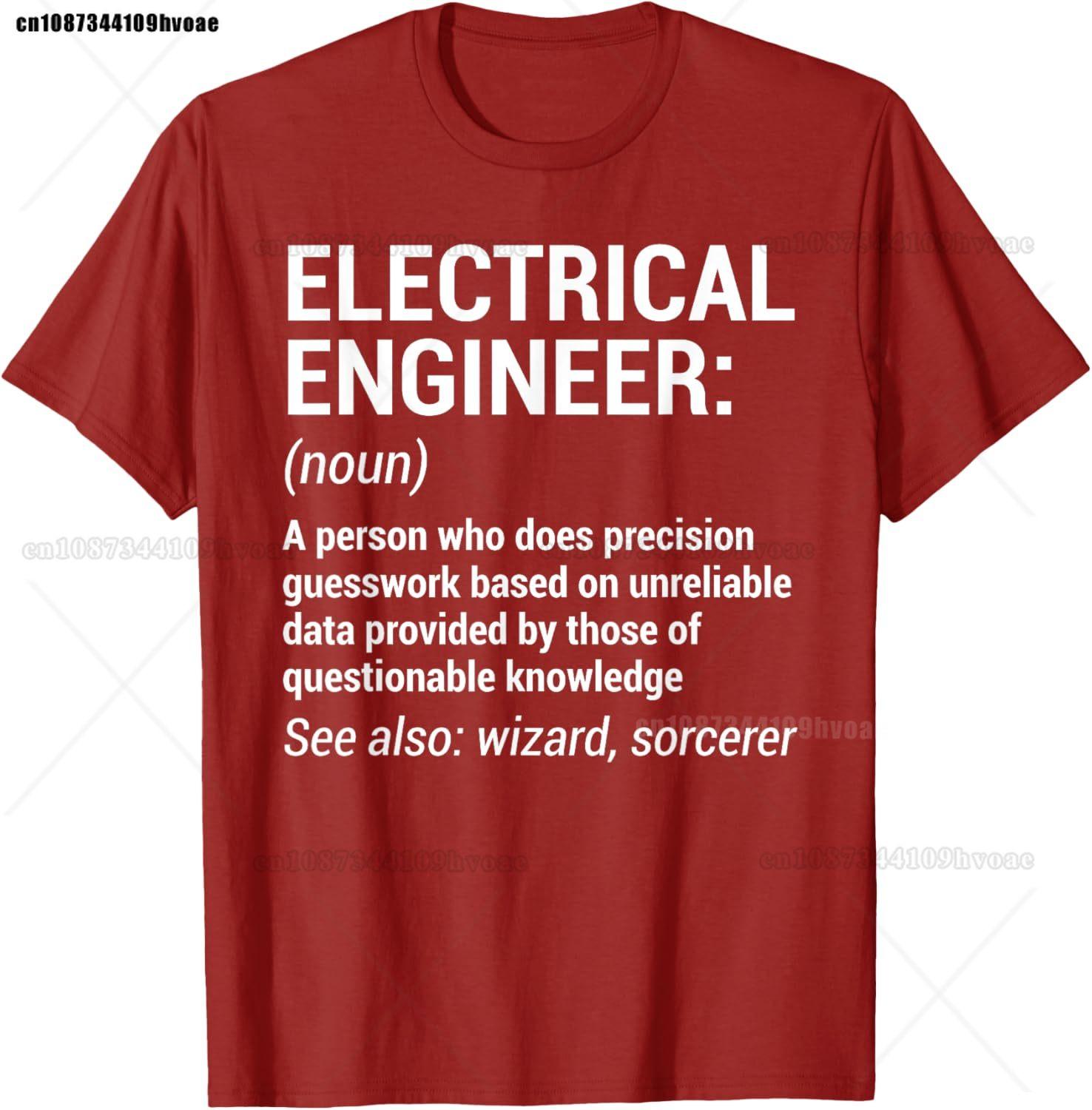 Electrical Engineer Definition Funny Engineering TShirt S