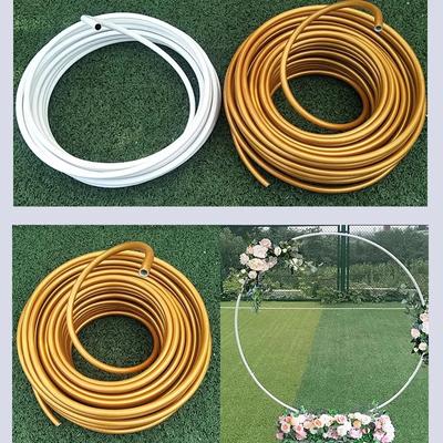 16mm/5M Yapay Çiçek Standı Raf Çerçeve Düğün Kemer Raf Modelleme Tüpü Esnek Sahne Arka Planı PVC Parti Malzemesi Doğum Günü