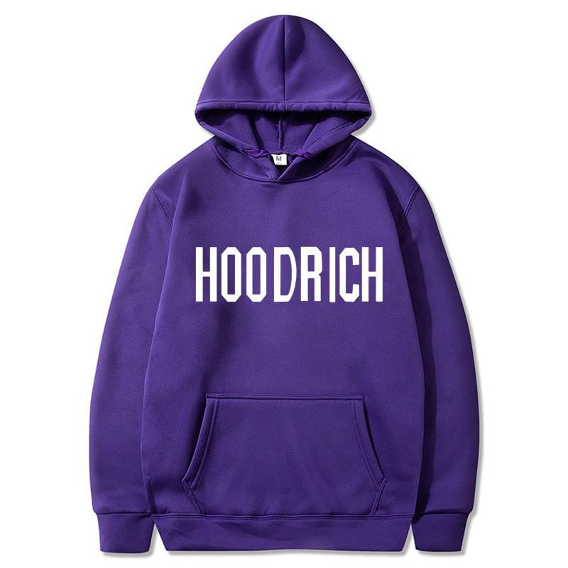Hanorac Sport Casual Larg cu Imprimeu Litere Hoodrich