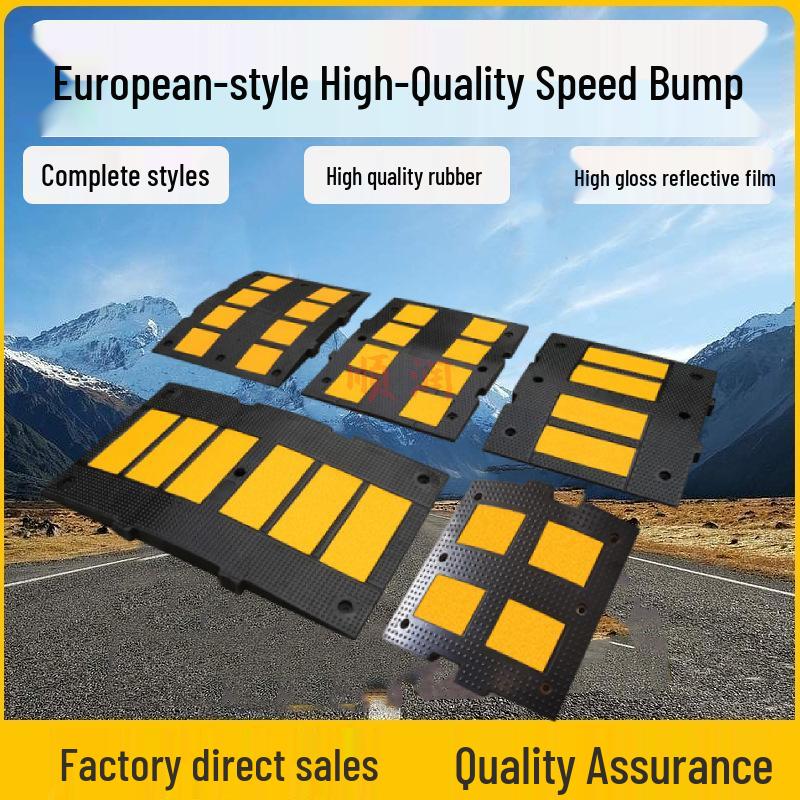 Rubber Anti-Slip Car Speed Bump