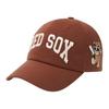 MLB Polyester Baseball Caps Unisex Brown Fashion 3ACPMB04N-43BRL