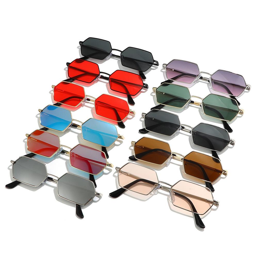 Small Frame Glasses Retro Square Sunglasses Personalized Men'S And Women'S Street Photography Sunglasses Street Trend Single Item