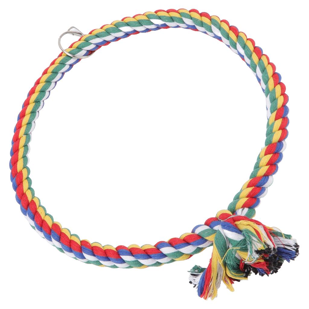 Bird Cotton Rope   Toy Colorful   Swing Toys for Parakeets Cockatiels Conure Lovebirds Finches Macaw