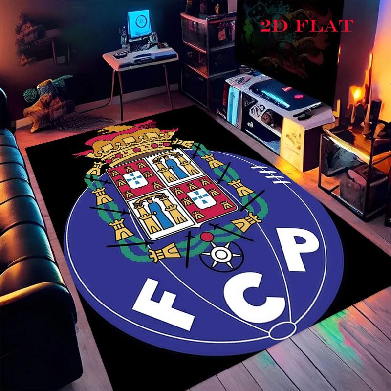 FC Porto Poster Teppich für Wohnzimmer Schlafzimmer Zuhause Sofa Dekoration, Kinder Spiel rutschfeste Bodenmatte