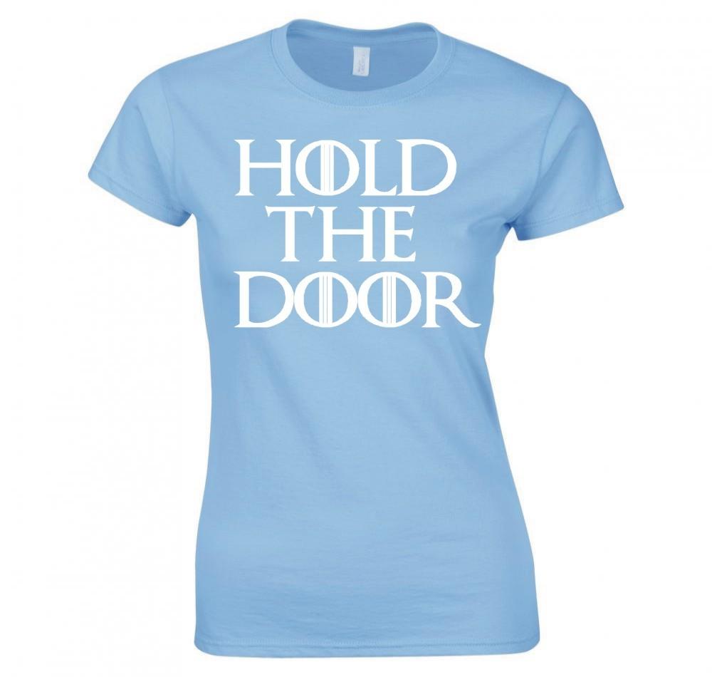 Game Of Thrones Hodor Hold The Door Ladies Skinny Fit TShirt S