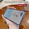 For OPPO A7 Case Electroplating Soft Glitter TPU Cell phone Back Cover CPH1901 CPH1903 CPH1905 Phone Casing For Girl Woman
