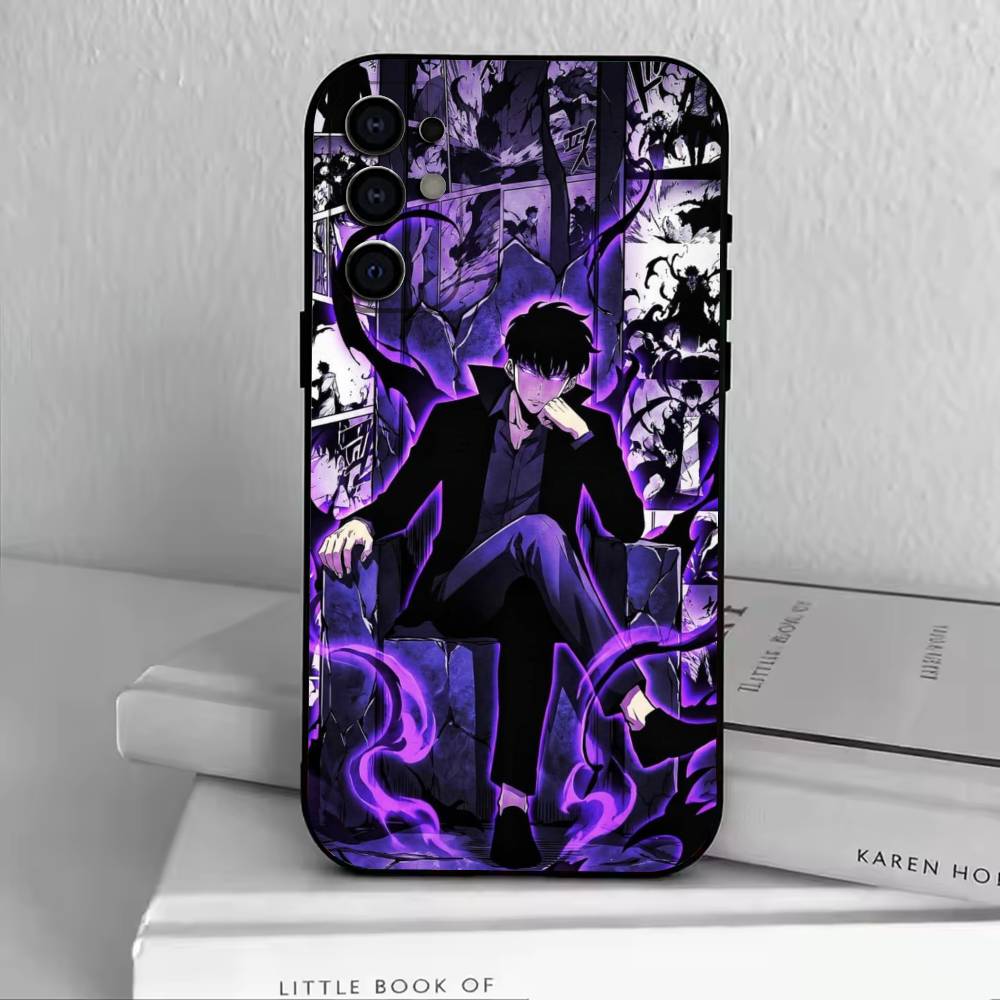S-Sung Jin-woo  Phone Case For Samsung S25,S24,S21,S22,S23,S30,Ultra,S20,Plus,Fe,Soft Silicone Black Cover