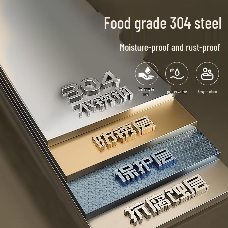 maxcook 304 Stainless Steel Pot Lid & Cutting Board Holder