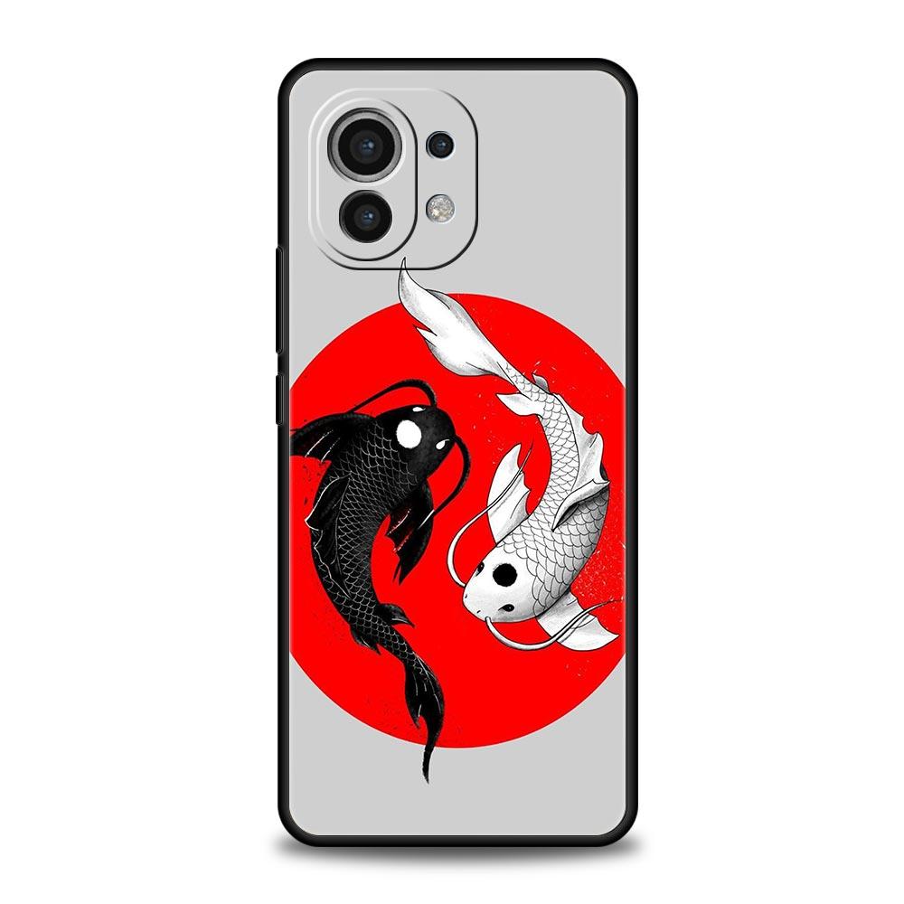 

Phone Case For Xiaomi Mi 15 14 14T 13T 12T Pro 12 13 11 Lite 5G 11T X6 X5 Pro Soft TPU Cover Koi Carp Poco X5 Pro