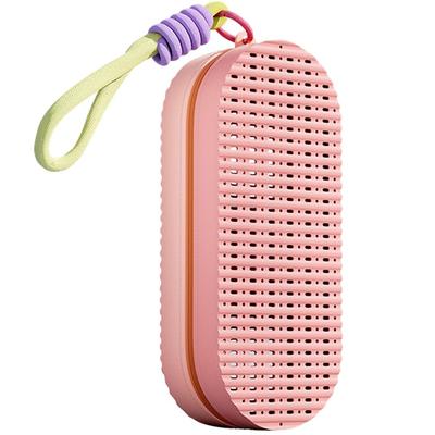 Stylish Silicone Protective Case for Swimming Goggles with Strap [AX] (Pink)