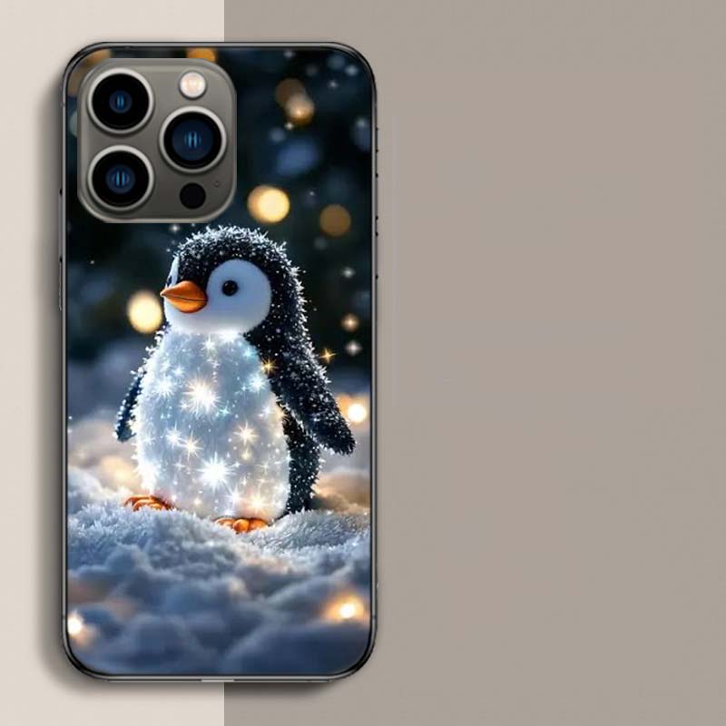 

Cute Little Penguin Phone Case For Iphone 17 Air 15 Pro 14 Plus 16 Pro Max 17E 16E 12 13 Mini 11 Cover Cute Fundas iPhone 16