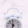 Classic Bell Mini Alarm Clock Quartz Movement Bedside Night Analog Clock