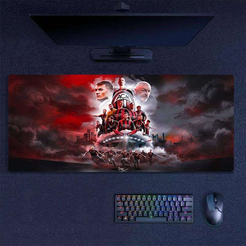 ACM Large Gaming Table Cushion Non-slip Laptop Tablet Big Mousepad XXL Mat Mini PC Playmat With Lock edge