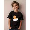 European Sizes Boys' Casual Short Sleeve T-Shirt | Summer Fashion with Creative Kabbalah Print, Regular Fit, Crew Neck, Slight Stretch Fabric