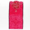 ANNA SUI Pocket Towel with Rose Rose Sanitary Pouch for Hand 14 X 28 ANNA SUI Appliqué [100% Cotton] Women, Towel, Approx. Cm, 109338-0001 (Pink)