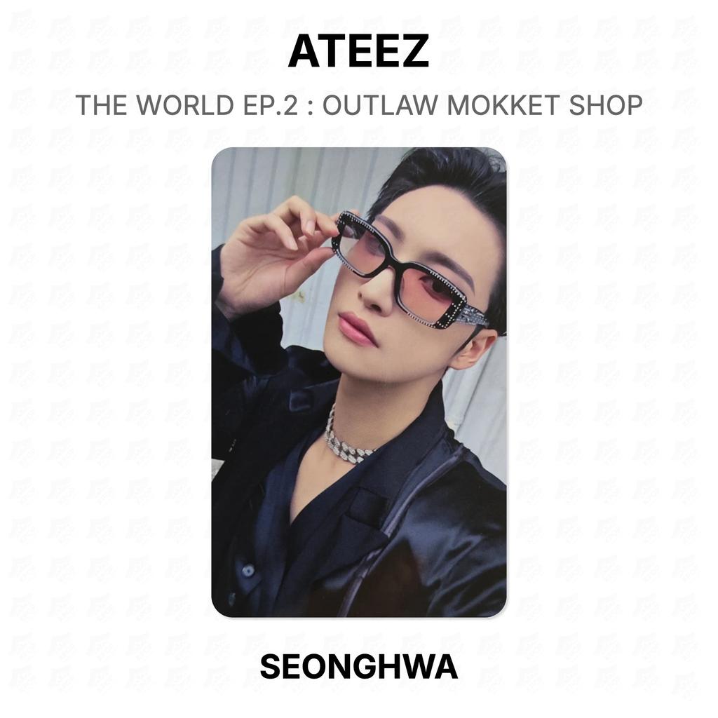 ATEEZ THE WORLD EP.2 : OUTLAW MOKKET SHOP Official Photocard