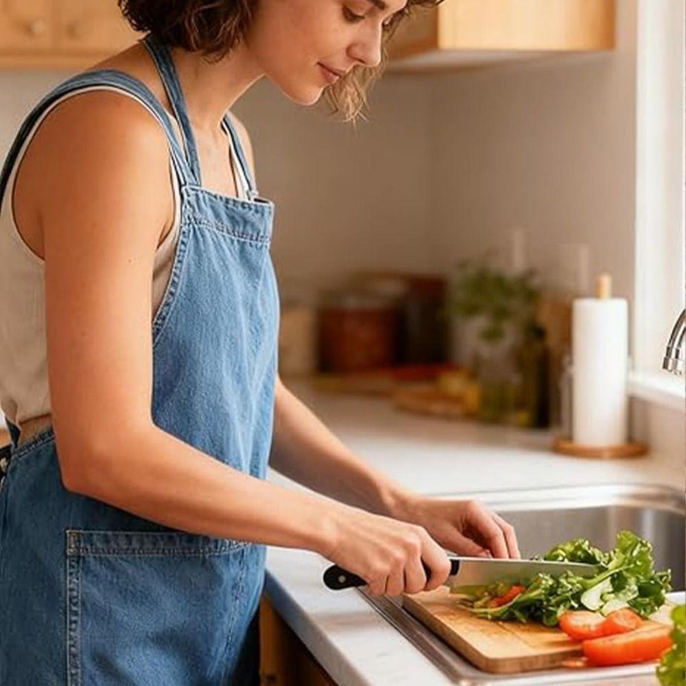 Cross Strap Style Apron Can Wipe Hands Cooking Baking Bibs Fashion Cooking Apron  Unisex