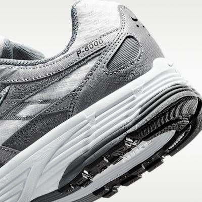 Nike P-6000 White Metallic Cool Grey Black