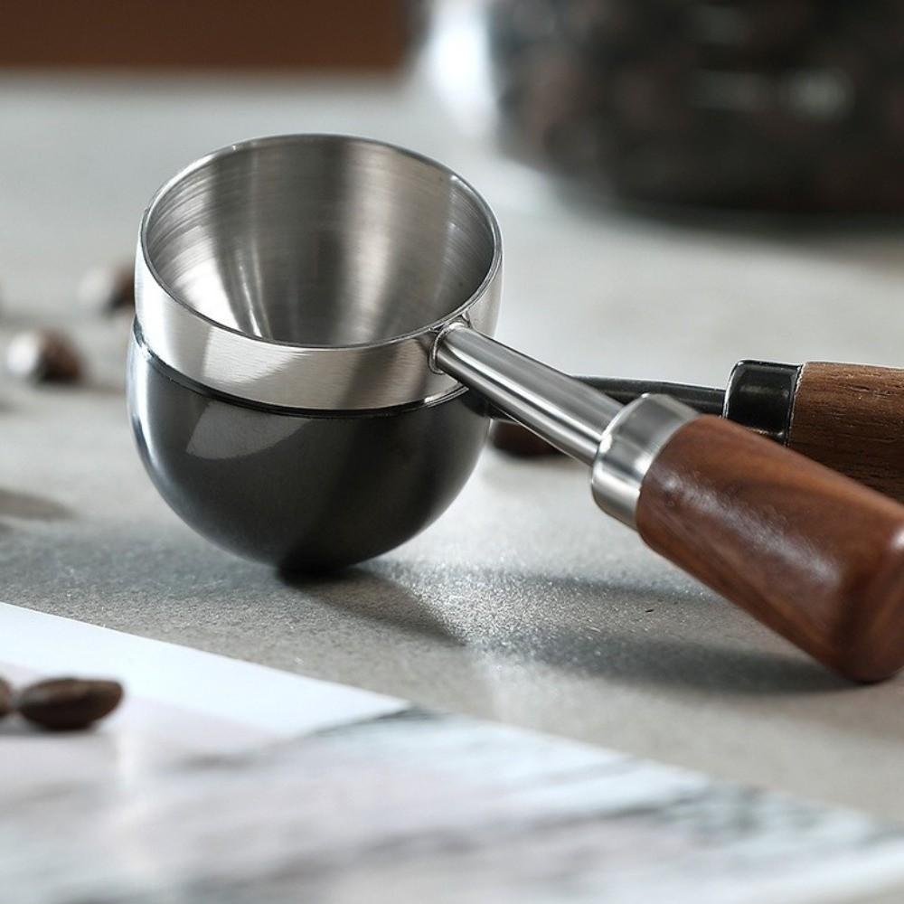 15/30 ml Kaffemåttskedar Trähantag Måttkopp Ny Rundhuvud Måttsked