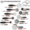 Copper Measuring Cups And Spoons Set Of 10 Stainless Steel Nesting Measuring Cup Set