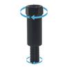 Motorcycle Mirror Conversion Adapter, Set of 2, For Motorcycles, Mirror, Screws, Adapters, Forward and