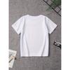 European Sizes New Fashion Fun Cartoon Shark Print T-Shirt for Summer, Trendy And Versatile Short-Sleeve Top with a Round Neck