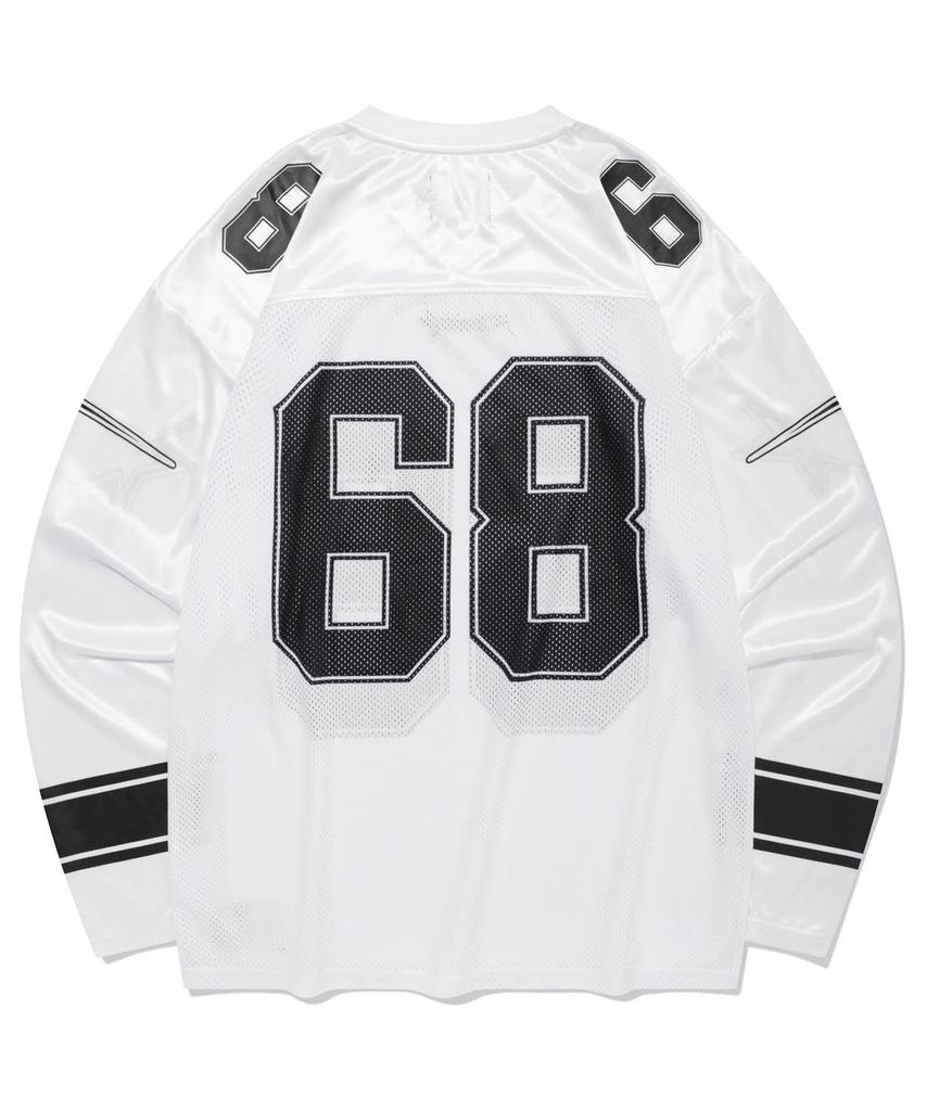 RETRIEVER CLUB 68 Long Football Jersey [White]