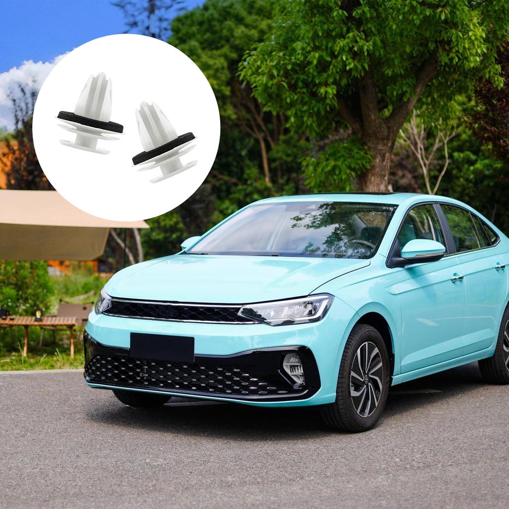 DEVENTORZ 50 Pcs Car Rivets Interior Clips, Nylon Bumper Fixers, Real Door Panel Clips,